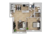 1Bedroom | 1BD, 1BA | 690SF