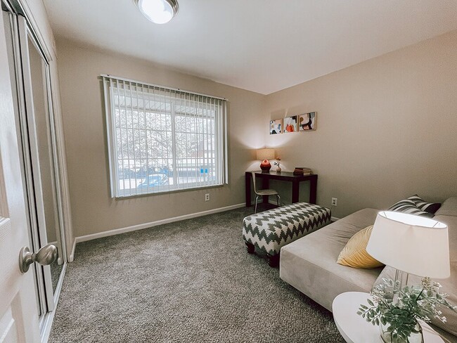 Bedroom with Large Window