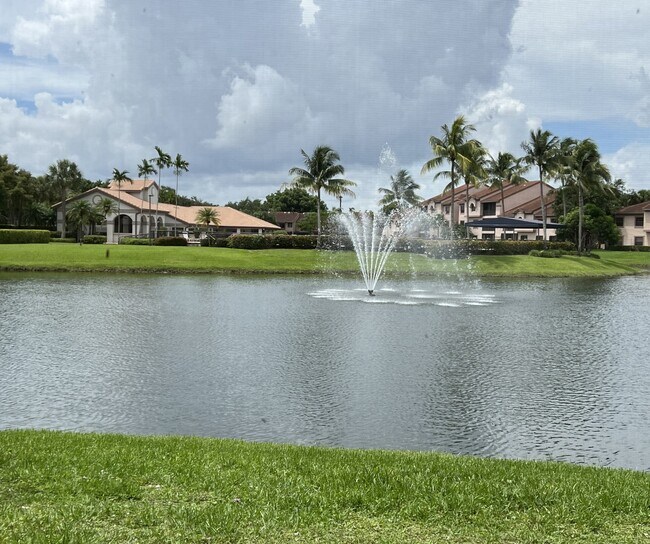 Lake/Clubhouse view from back patio - 10664 NW 16th Ct