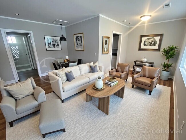 Living Room Virtually Staged - 932 33rd Ave N Unit B