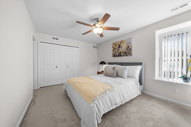 Spacious Bedroom at Lakeside Village Apartments Clinton Township MI - Lakeside Village Apartments