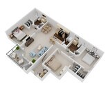 Caden - 3 habitaciones, 2 baños, 1330 pies cuadrados