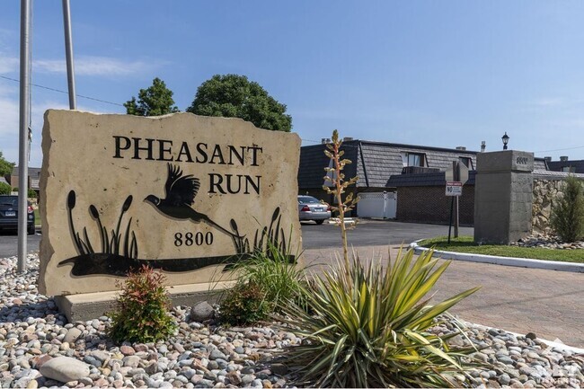 Front monument sign - Pheasant Run Apartments