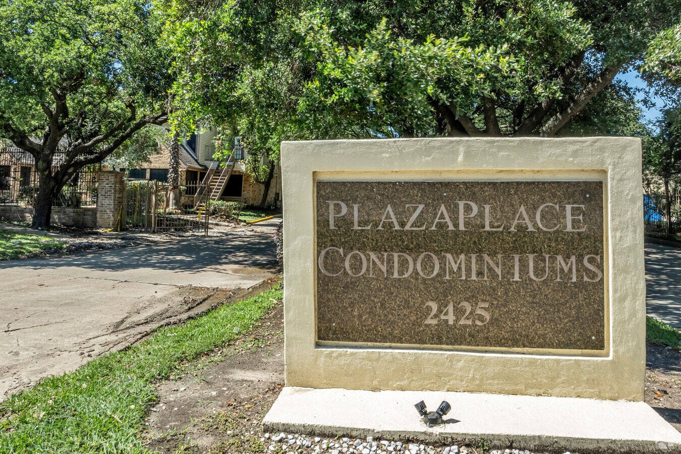 2425 Holly Hall St - Entrance - Plaza Place Condominiums