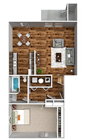 One Bedroom One Bathroom