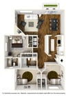 C2 floor plan Chazal Scottsdale