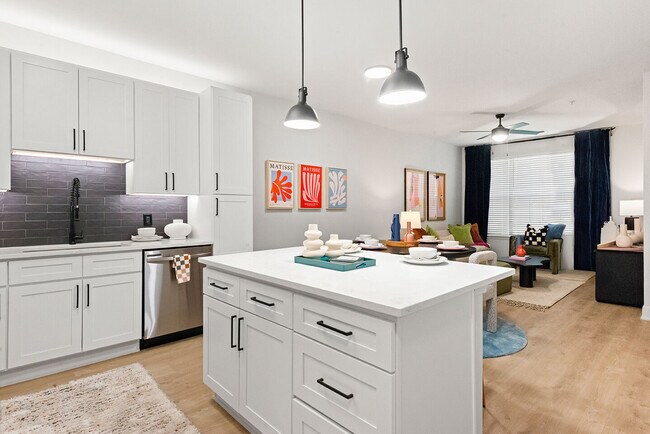 All-New, Quartz Countertops - Cortland South End Apartments