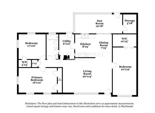 3 Bedroom Pet-Friendly Home in ORLANDO, FL with Main Street Renewal