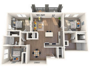 3 Bedroom | 2 Bath | 1293 SF