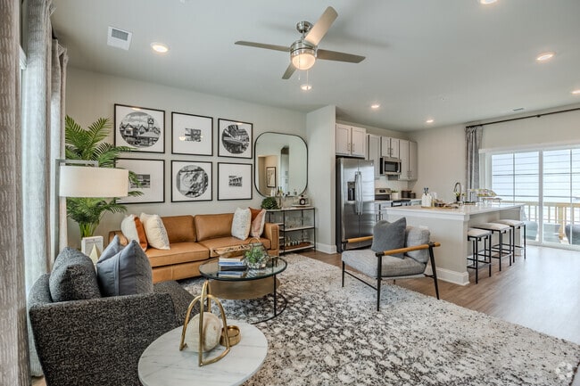 2BR, 2.5BA - 1353SF - Living Room - Generation Avondale East