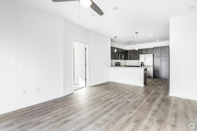 Steele Creek Apartments 2BR, 2BA - Living room and kitchen