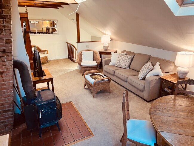 Living room at top of stairs - 7 Cherry St Unit 7 Cherry #2