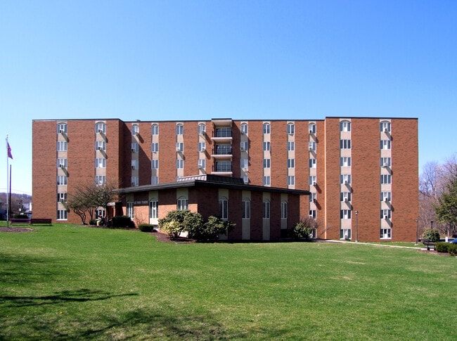 View from the east - Lee Park Towers