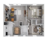 Two Bedroom Floorplan