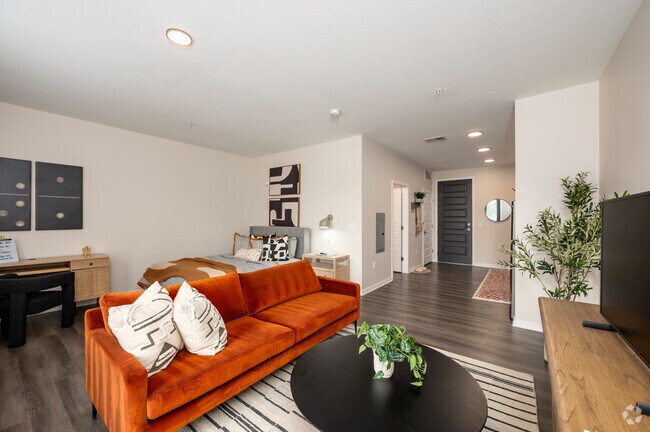 Studio - 571SF - Living Room - The Domino