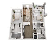 B5 | 2x2 | 1270 sf