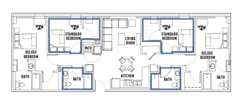 Photo - 3400 Lancaster Ave Apartamento Unidad 522