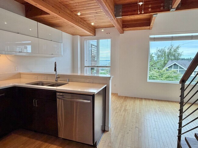 Photo - Industrial-Style Queen Anne Townhome with water views on every floor! AVAILABLE NOW!