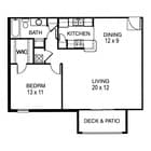 1BR/1BA