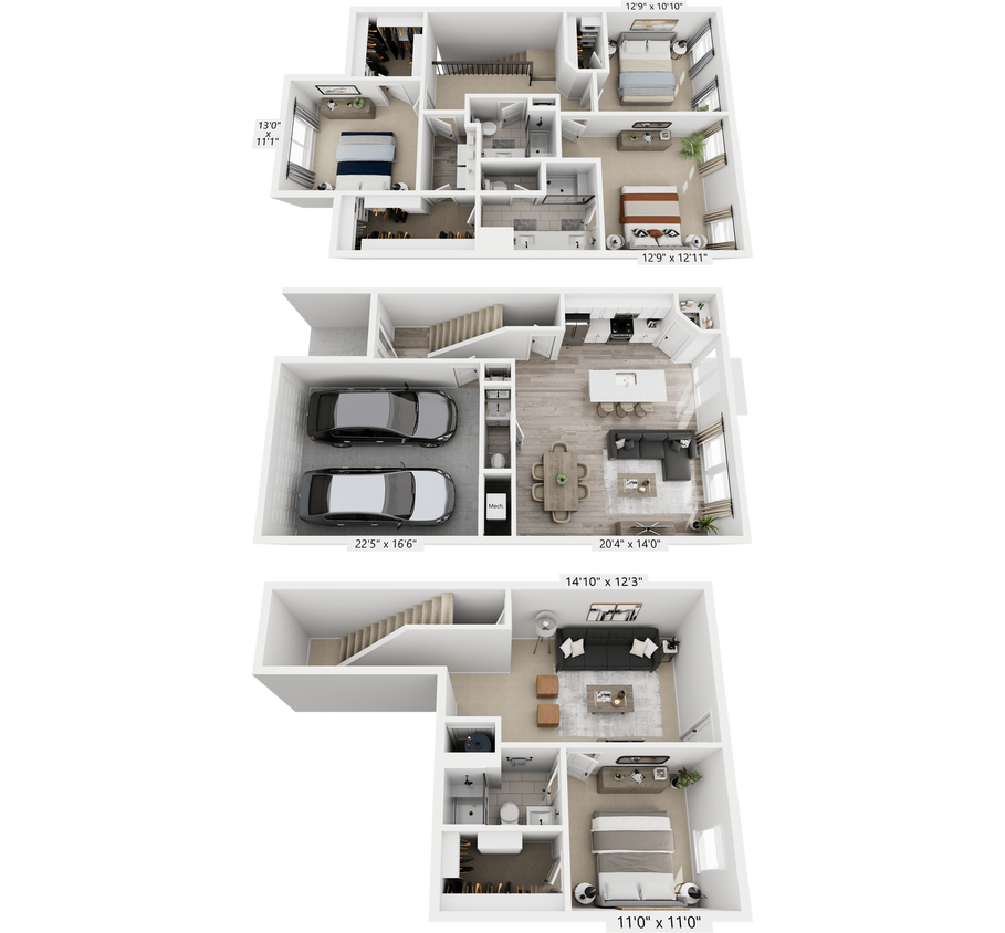 4 Bed 3.5 Bath - 4 bedroom 3.5 bath