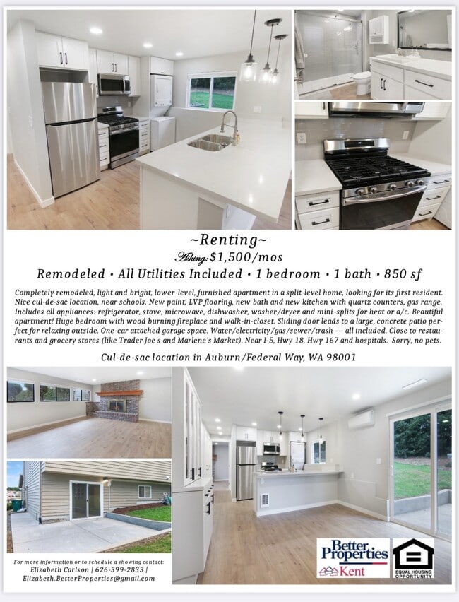 Building Photo - 5202 S 298th Ct Unit ADU Rental
