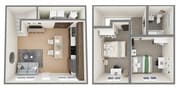 A1: 2 Bed 1 Bath