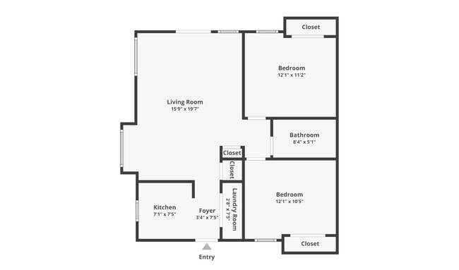 Photo - Bright 2 Bedroom Apartment Unit 2