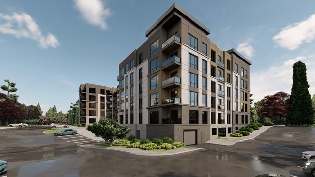 Exterior Rendering Corner - Residences at Patapsco 55+