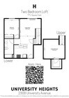 2BD Loft- H