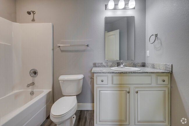2BR, 2BA - 1300SF - Second Bathroom - Chanel Place
