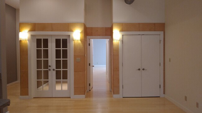 Separate Office with French Doors - on the right large storage closet - 100 W Market St Unit 2B