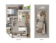 Savoy | 1 Bed+Den/1 Bath Loft | 940 SF