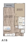 1 BED / 1 BATH