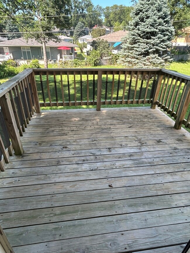 Deck off kitchen - 5614 Decatur Street