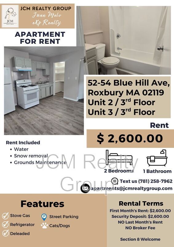 Photo - 52- 54  Blue Hill Ave Unidad 2 / 2snd Floor -   3 /  3rd Floor