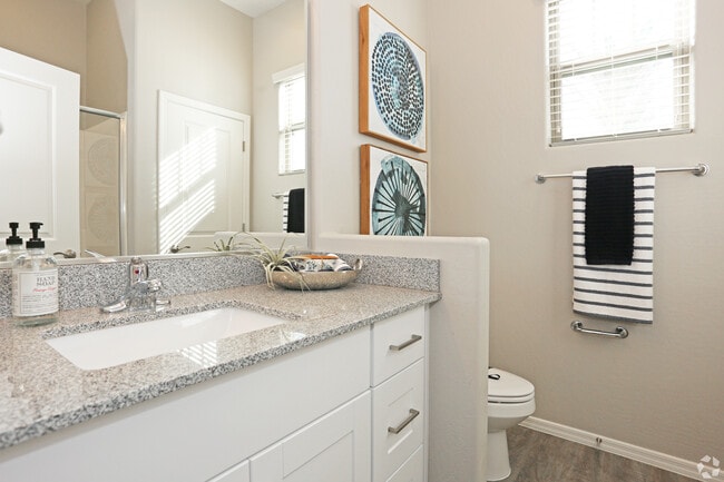 2BR, 2BA - Sunset - 1,022 SF