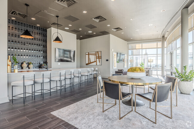 Club Room - The Tower on Piedmont Apartments