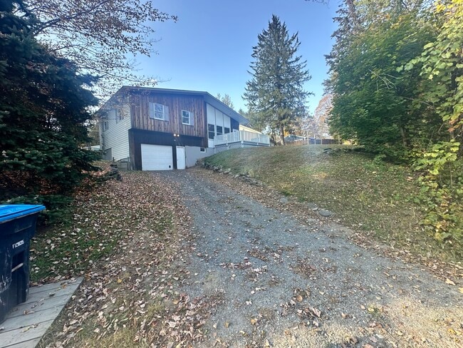 Attached garage view/Second entrance