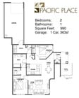 2BR/1BA