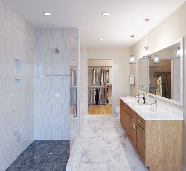 Habitación estándar hogar baño