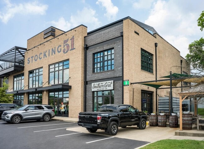 Enjoy local brews and boutique shopping at Stocking 51—just minutes from your front door at Modera Nations.