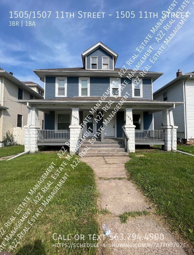 3 bedroom Duplex in Rock Island, Illinois! - 3 bedroom Duplex in Rock Island, Illinois! Apartment Unit 1505 11th Street