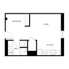 Studio | 1 Bath | 386-412 SQ FT