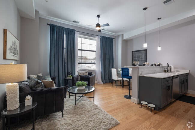 3BR, 1BA - 1,135SF - Living Room