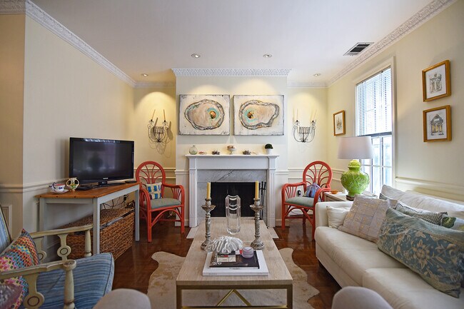 Living Room Fireplace - 1801 T St NW Condo Unit SUITE B