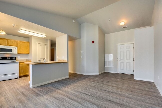 LIVING ROOM AND KITCHEN - Faith Landing Apartments