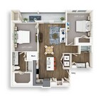 B3 floor plan View at Estancia
