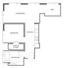 1BR/1BA-Den