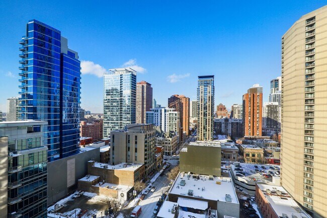 Views from the living room - 70 W Huron St Unit 1702
