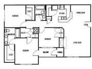 3BR/2BA